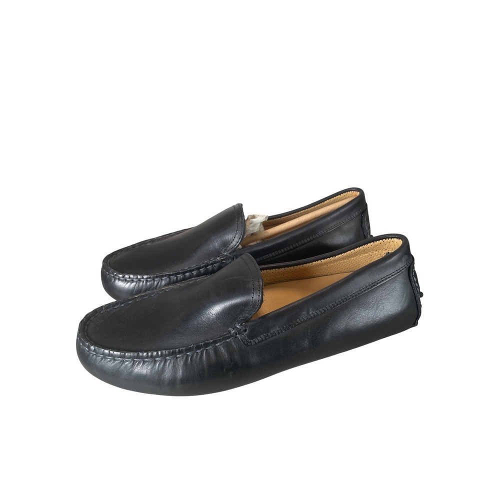 Sperry Gold Cup Plushwave‎ Black Leather Driver Loafers Mens 8 STS23248